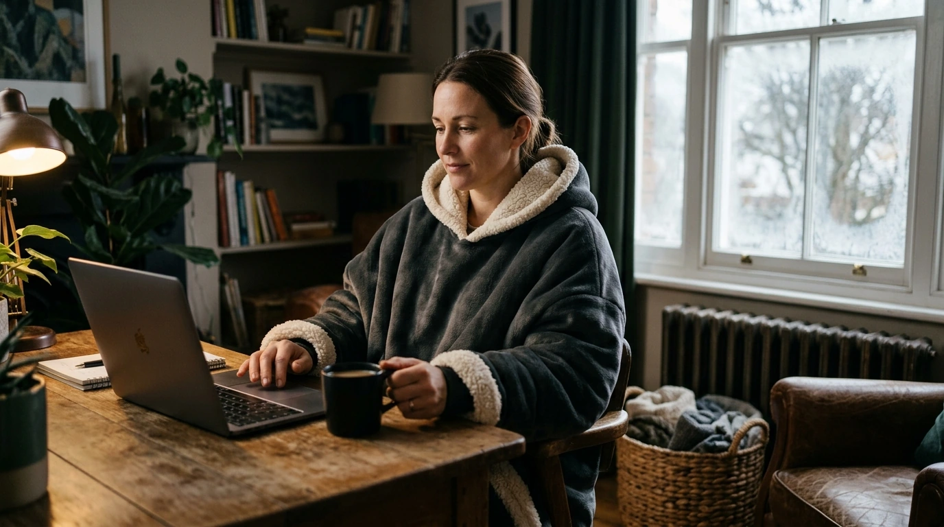 Wearable Heated Blanket Shawl: Cozy Heat, Hands Free